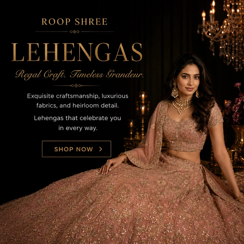 Navy Party Wear Lehenga
