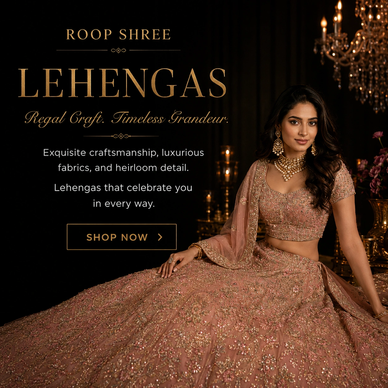 Lehengas 1000x1000 catalog image - Roop Shree Online